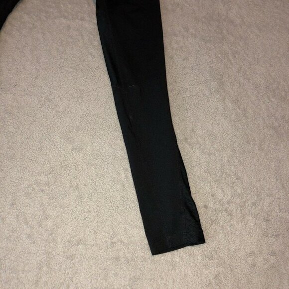 NIKE Dri-Fit Womens Black Running Pants Leggings Reflective Bars Sz Small - Picture 4 of 10